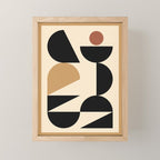 Modern geometric shapes 46 Mini Art Print Gallery Image 1