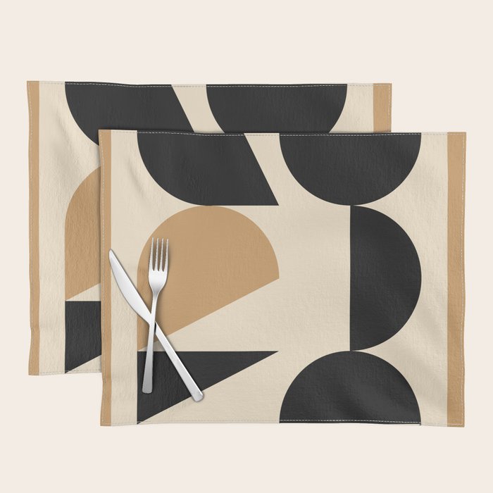 Modern geometric shapes 46 Placemat Gallery Image 1