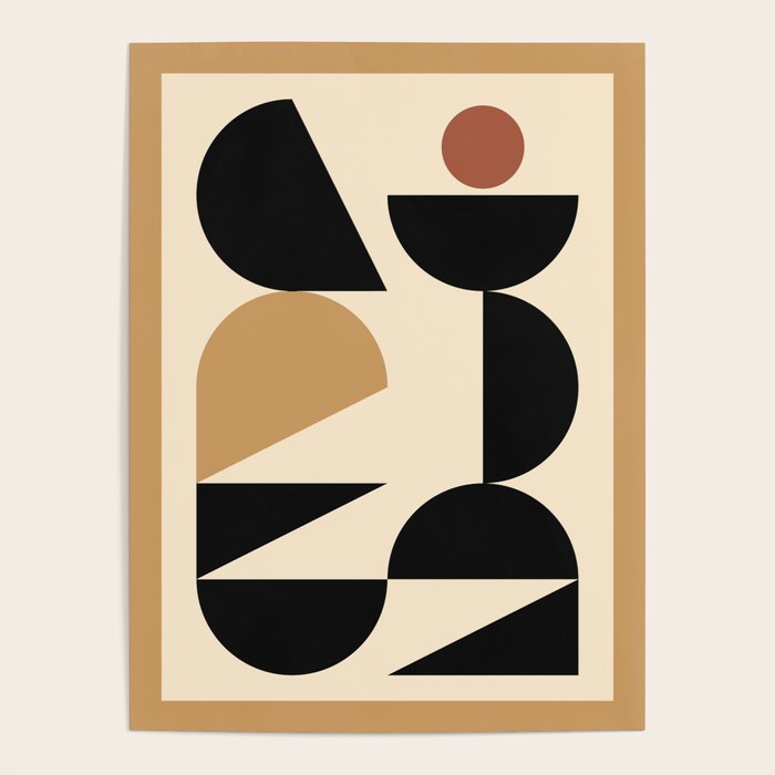 Modern geometric shapes 46 Poster Gallery Image 4