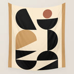 Modern geometric shapes 46 Wall Tapestry Gallery Image 4