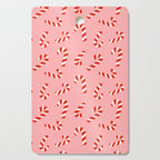 Candy Canes - Pink Cutting Board Gallery Image 1
