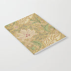William Morris Windrush Gold Thyme Green Vintage Pattern Notebook Gallery Image 2