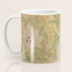 William Morris Windrush Gold Thyme Green Vintage Pattern Coffee Mug Gallery Image 3