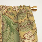 William Morris Windrush Gold Thyme Green Vintage Pattern Window Curtain Gallery Image 2