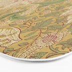William Morris Windrush Gold Thyme Green Vintage Pattern Bath Mat Gallery Image 3