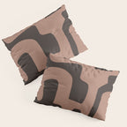 Modern Abstract Minimal Shapes 117a Pillow Sham Gallery Image 3
