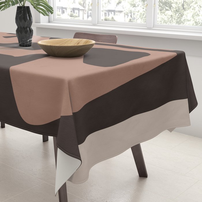 Modern Abstract Minimal Shapes 117a Tablecloth Gallery Image 3