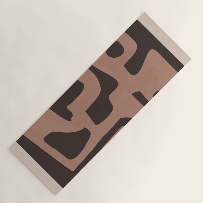 Modern Abstract Minimal Shapes 117a Yoga Mat Gallery Image 1