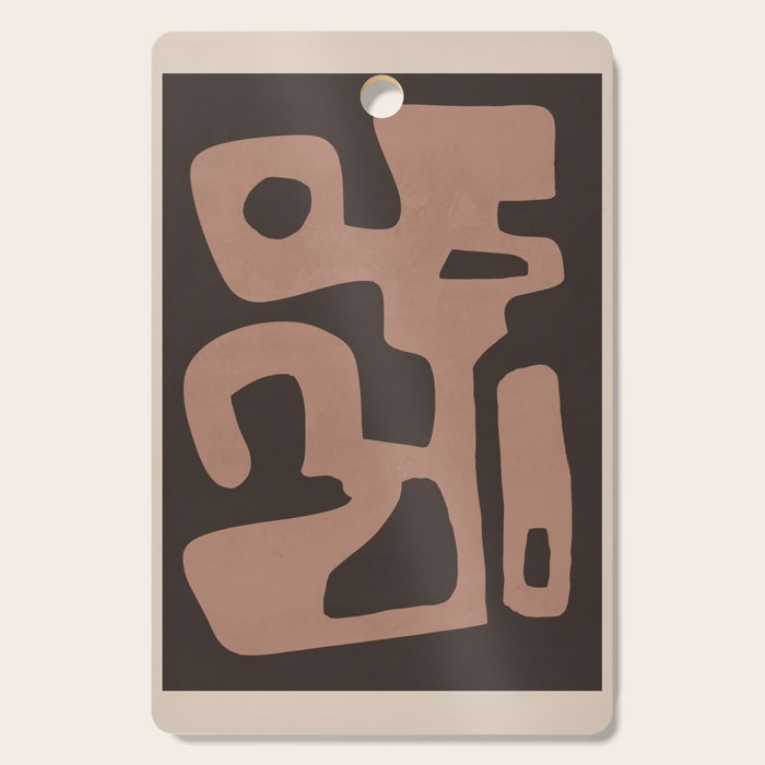 Modern Abstract Minimal Shapes 117a Cutting Board Gallery Image 1