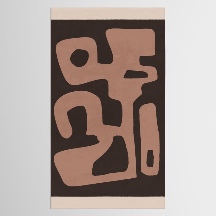 Modern Abstract Minimal Shapes 117a Tablecloth Gallery Image 2