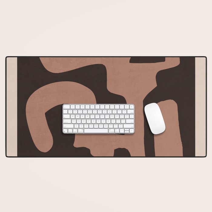 Modern Abstract Minimal Shapes 117a Desk Mat Gallery Image 1