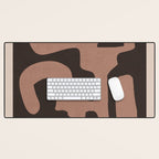 Modern Abstract Minimal Shapes 117a Desk Mat Gallery Image 1