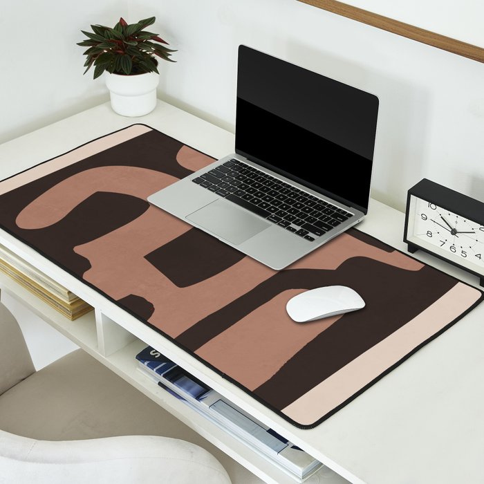 Modern Abstract Minimal Shapes 117a Desk Mat Gallery Image 2