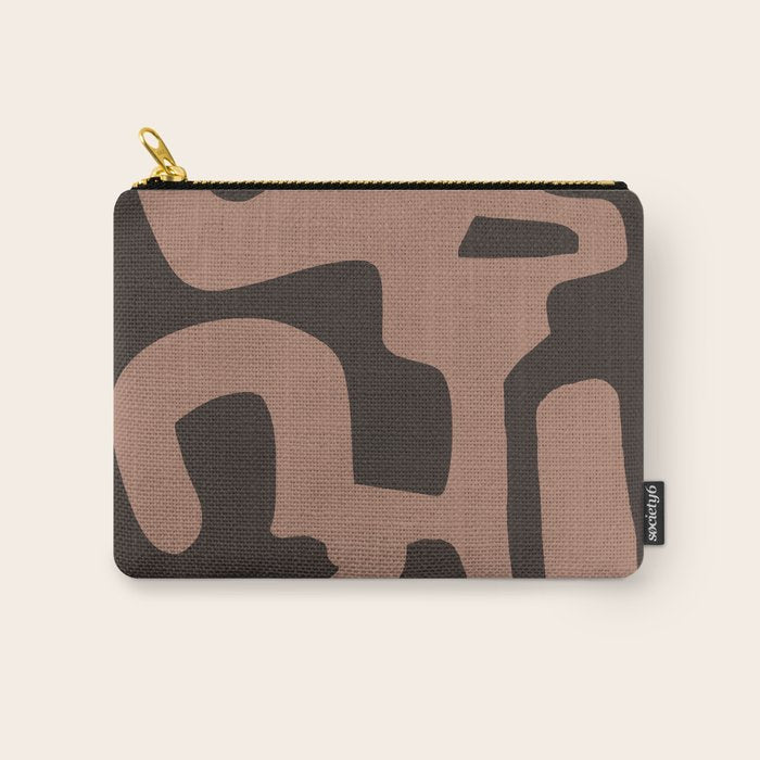 Modern Abstract Minimal Shapes 117a Carry All Pouch Gallery Image 1
