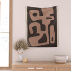 Modern Abstract Minimal Shapes 117a Wall Tapestry Gallery Image 2