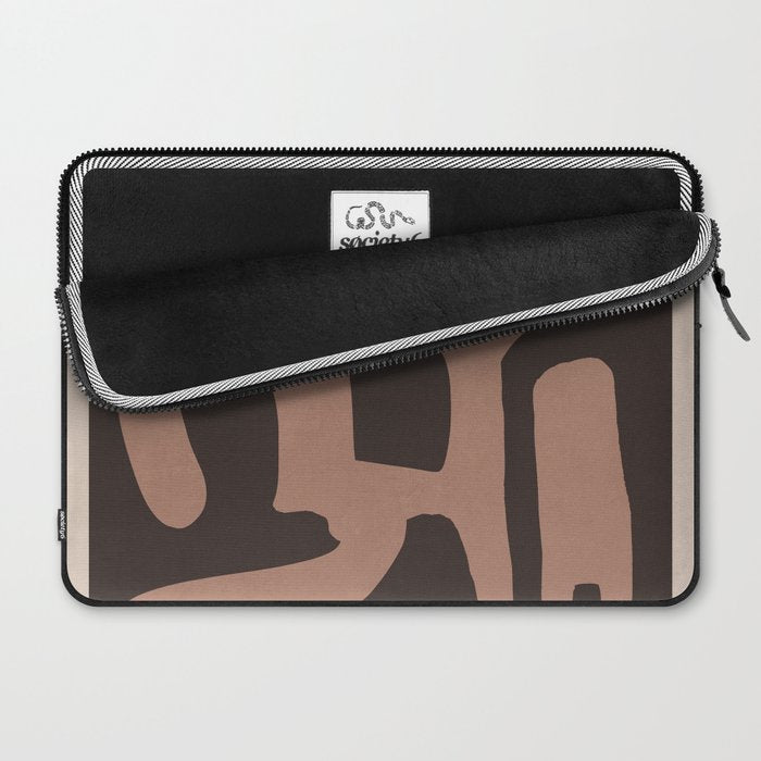 Modern Abstract Minimal Shapes 117a Laptop Sleeve Gallery Image 2