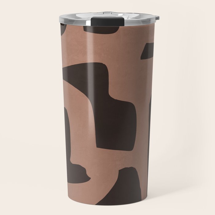 Modern Abstract Minimal Shapes 117a Travel Mug Gallery Image 1