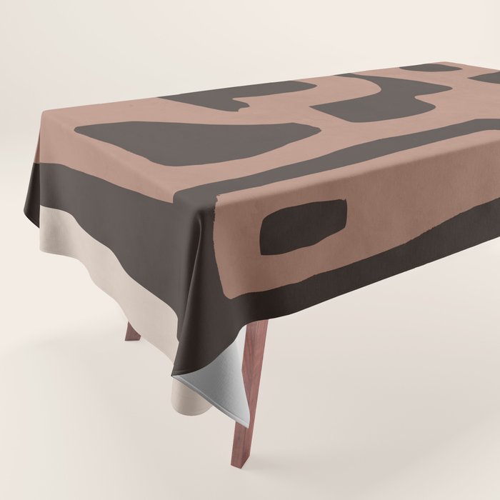Modern Abstract Minimal Shapes 117a Tablecloth Gallery Image 1
