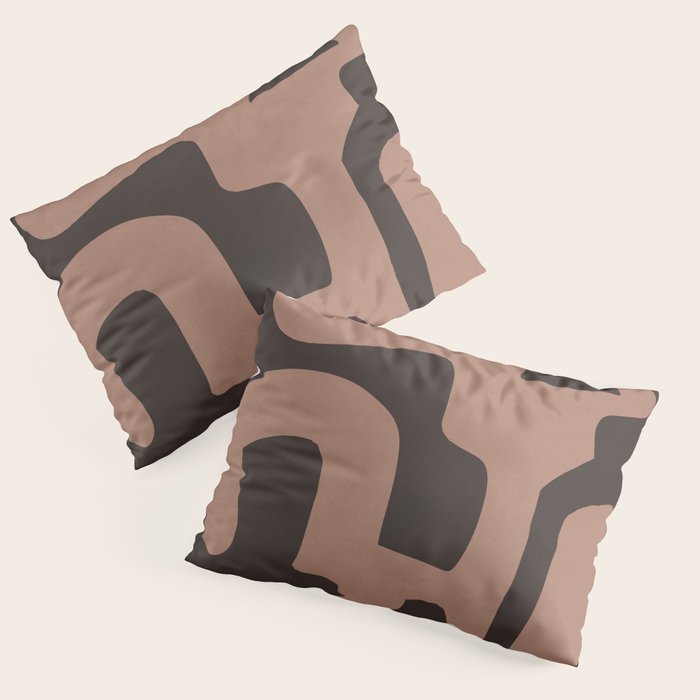 Modern Abstract Minimal Shapes 117a Pillow Sham Gallery Image 1