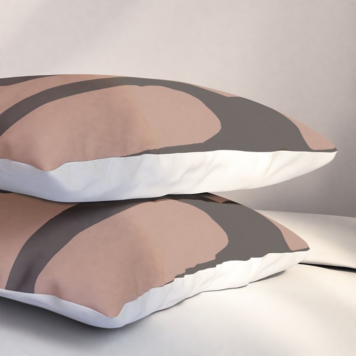Modern Abstract Minimal Shapes 117a Pillow Sham Gallery Image 3