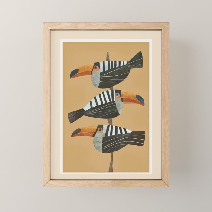 Tropic Trio Mini Art Print Gallery Image 1