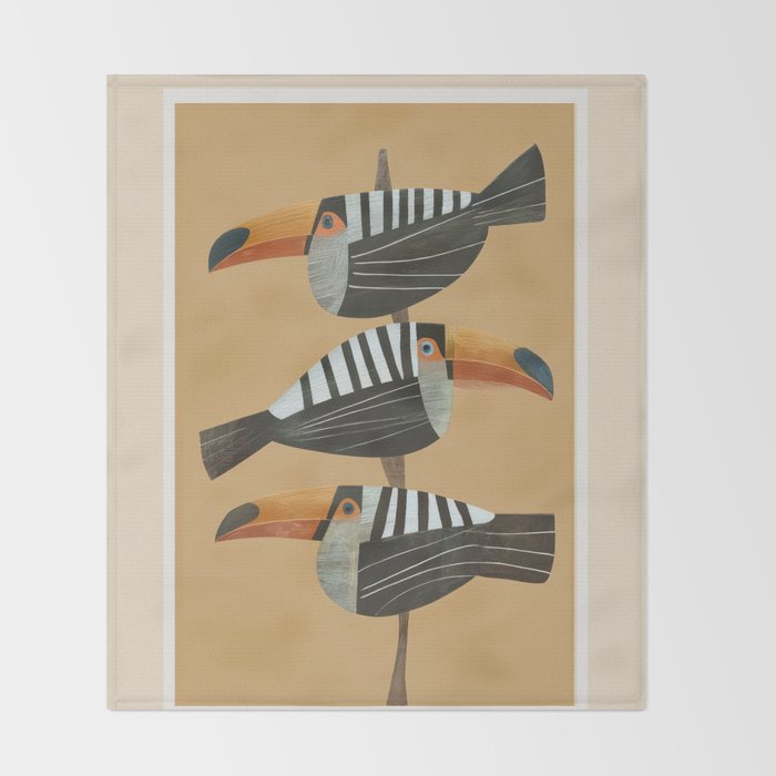 Tropic Trio Throw Blanket Gallery Image 2