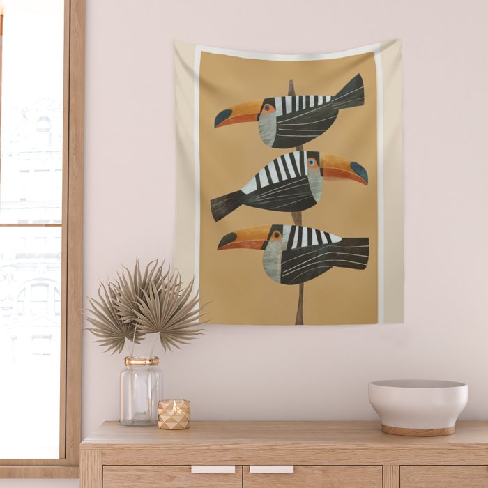 Tropic Trio Wall Tapestry Gallery Image 2