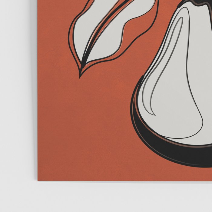 Line Art Pears 2 Poster Gallery Image 3