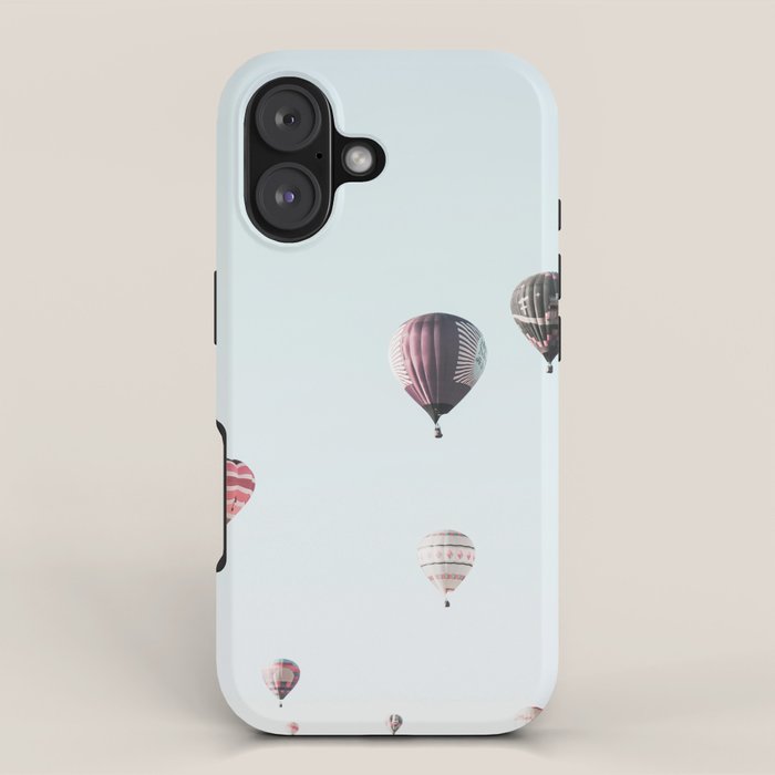 Hot Air Balloons Blue Sky iPhone Case Gallery Image 1