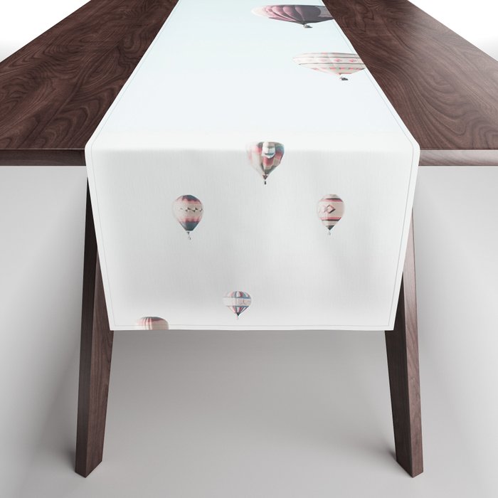 Hot Air Balloons Blue Sky Table Runner Gallery Image 1