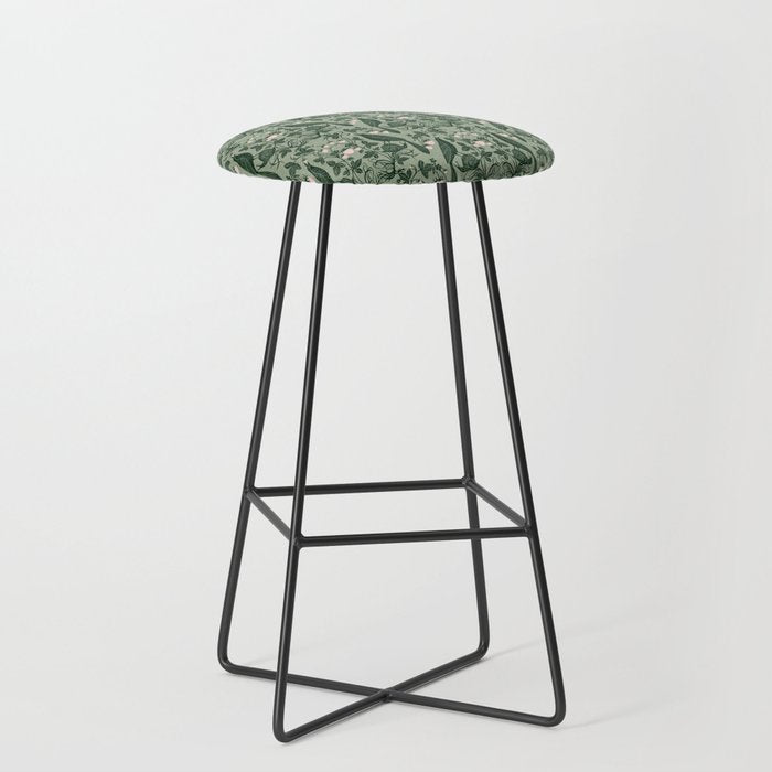 Birds and Snails with Strawberries Stool Gallery Image 1