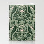 Birds and Snails with Strawberries Stationery Card Gallery Image 2