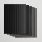Minimal Arch III Black and White Modern Geometric Lines Wrapping Paper Gallery Image 3