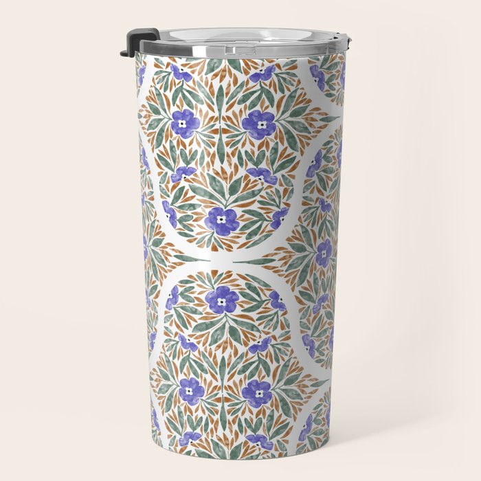 Elegant Flora Artistry Travel Mug Gallery Image 3
