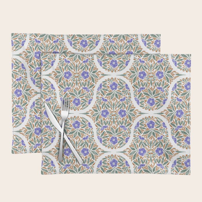 Elegant Flora Artistry Placemat Gallery Image 1