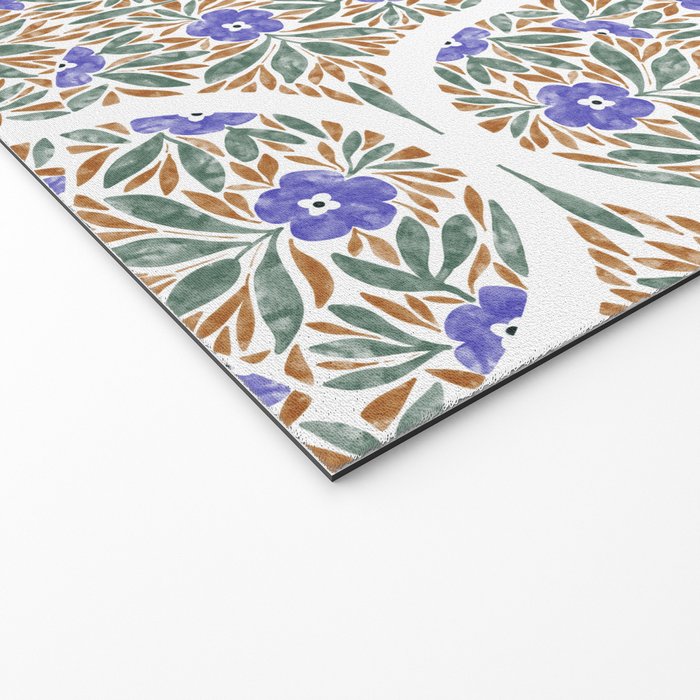 Elegant Flora Artistry Welcome Mat Gallery Image 2