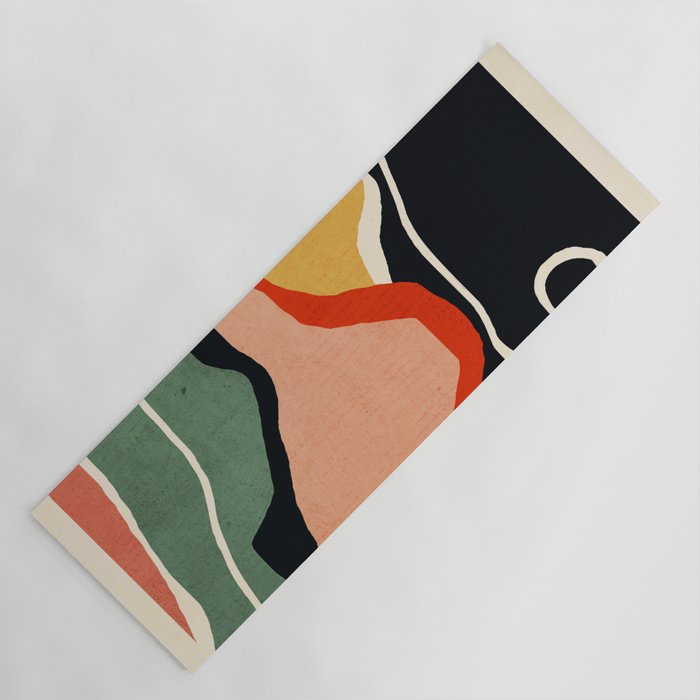 Abstract Art Landscape 48 Yoga Mat Gallery Image 1