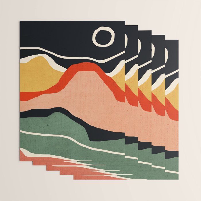 Abstract Art Landscape 48 Wrapping Paper Gallery Image 3