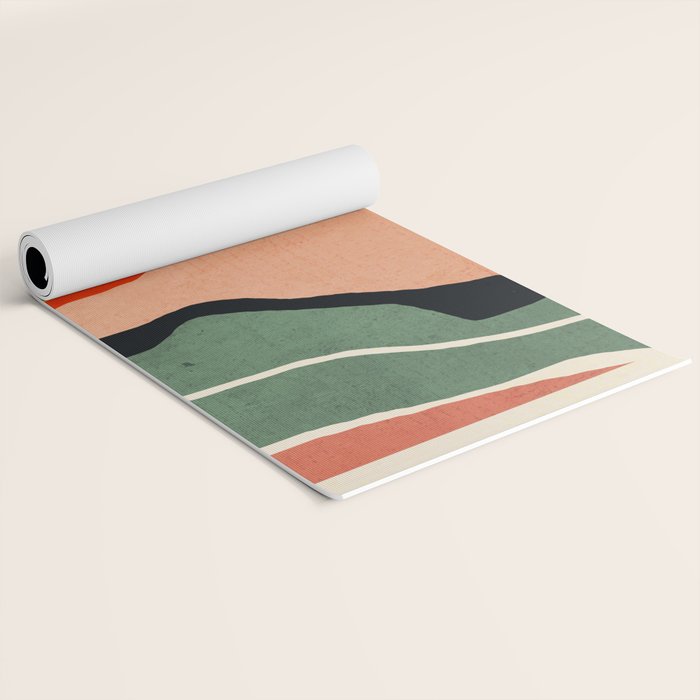 Abstract Art Landscape 48 Yoga Mat Gallery Image 2