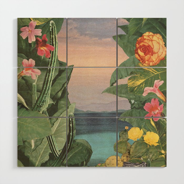Botanical Cove Wood Wall Art Gallery Image 1