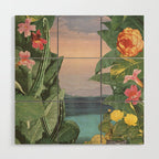 Botanical Cove Wood Wall Art Gallery Image 1