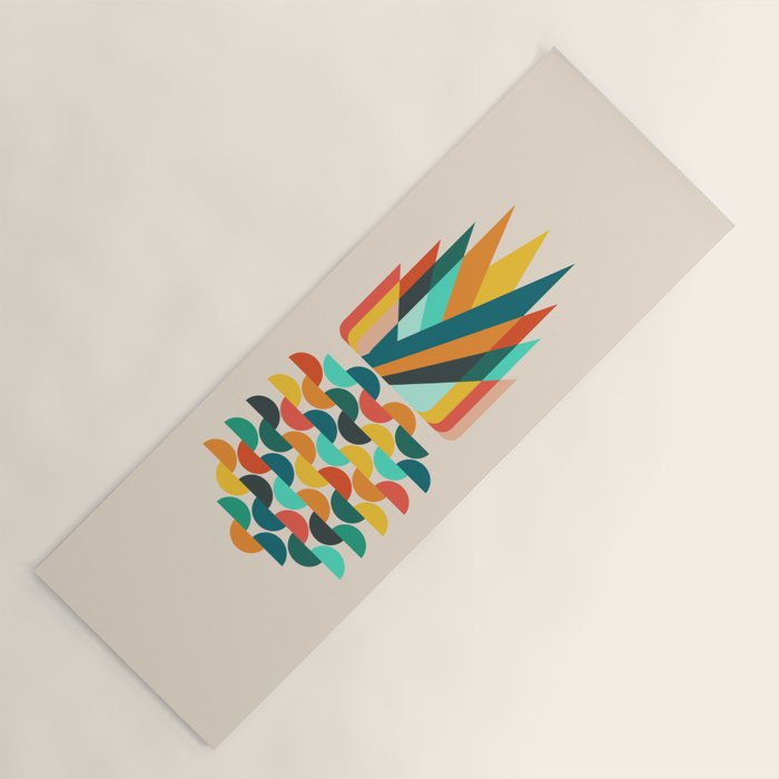 Groovy Pineapple Yoga Mat Gallery Image 1