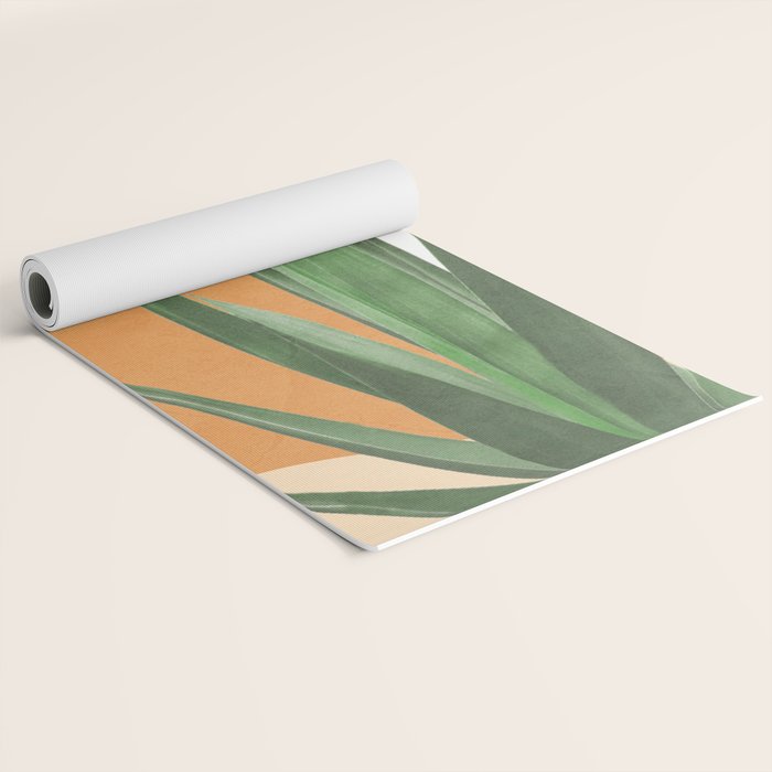 Abstract Agave Plant Yoga Mat Gallery Image 2