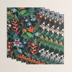 Tropical Flora - Night Wrapping Paper Gallery Image 3