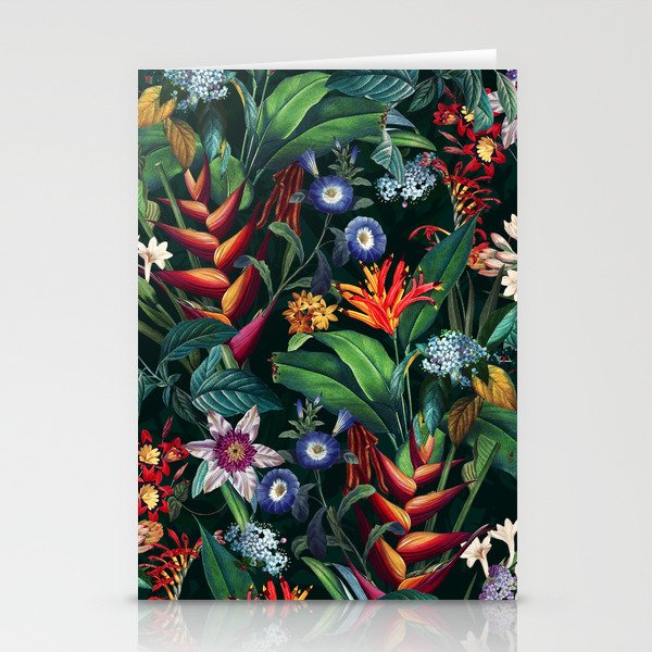 Tropical Flora - Night Stationery Card Gallery Image 2
