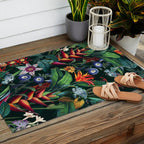 Tropical Flora - Night Outdoor Rug Gallery Image 2