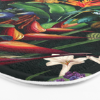 Tropical Flora - Night Bath Mat Gallery Image 3