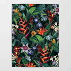 Tropical Flora - Night Poster Gallery Image 4