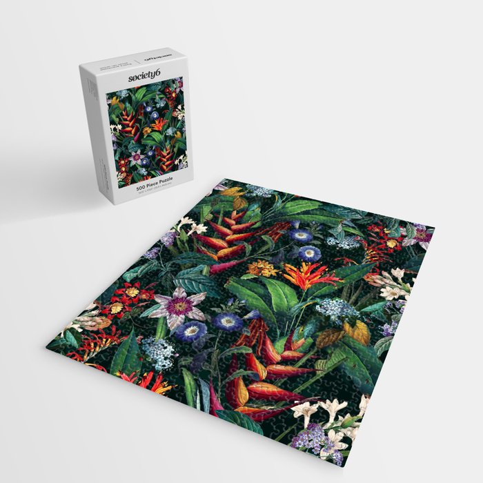 Tropical Flora - Night Jigsaw Puzzle Gallery Image 2
