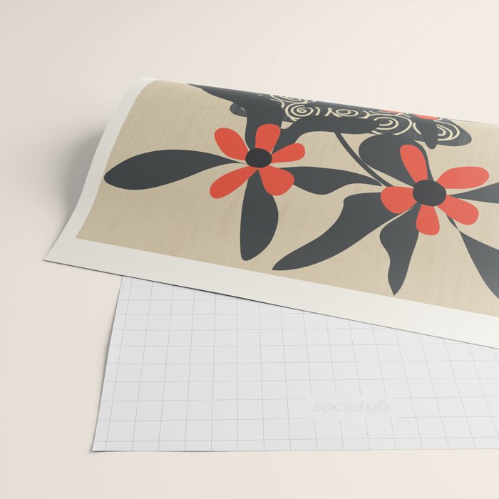 Modern Bloom 3 Wrapping Paper Gallery Image 2